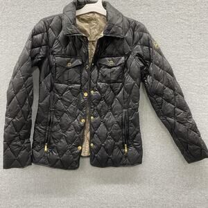 Michael Kors Jacket Womens XS Puffer Travel Quilted Ultra Light Down Coat
